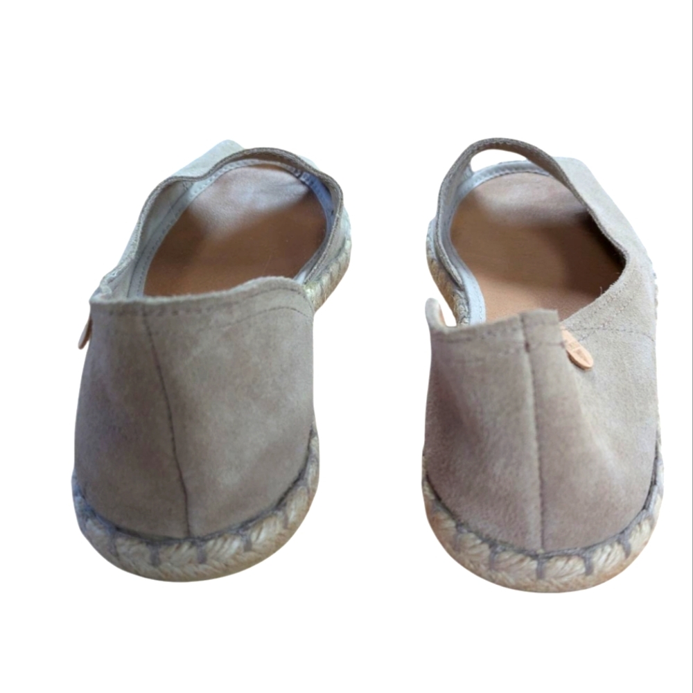 Verbena Cruz Tan D'Orsey Espadrille Flats Size 39 - Picture 9 of 11
